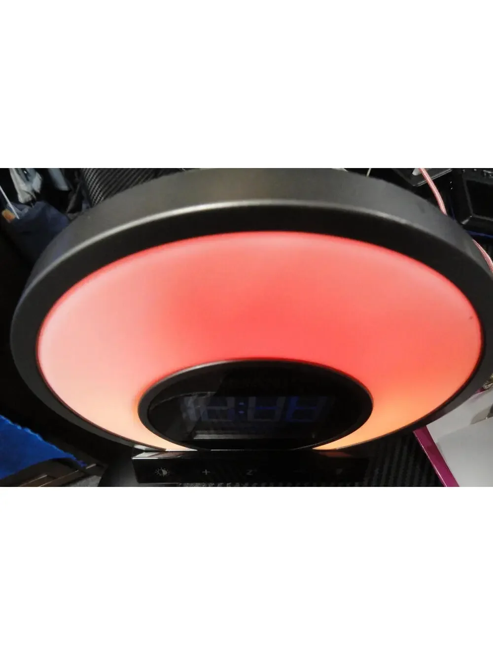 La Crosse, Soluna Mood Light Alarm Clock | Indoor Temperature Humidity Calendar